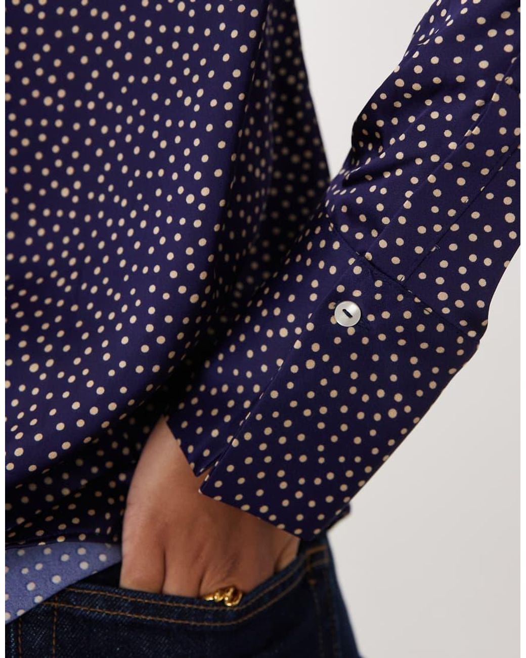Mango Blue Classic Shirt