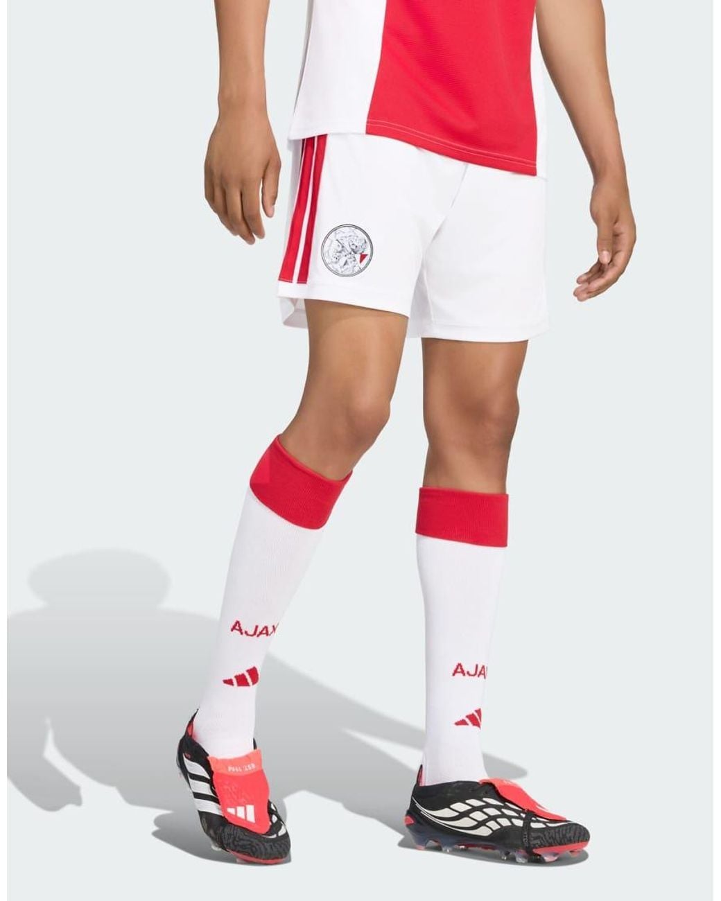 Adidas Originals White Ajax Amsterdam 26/27 Home Shorts for men