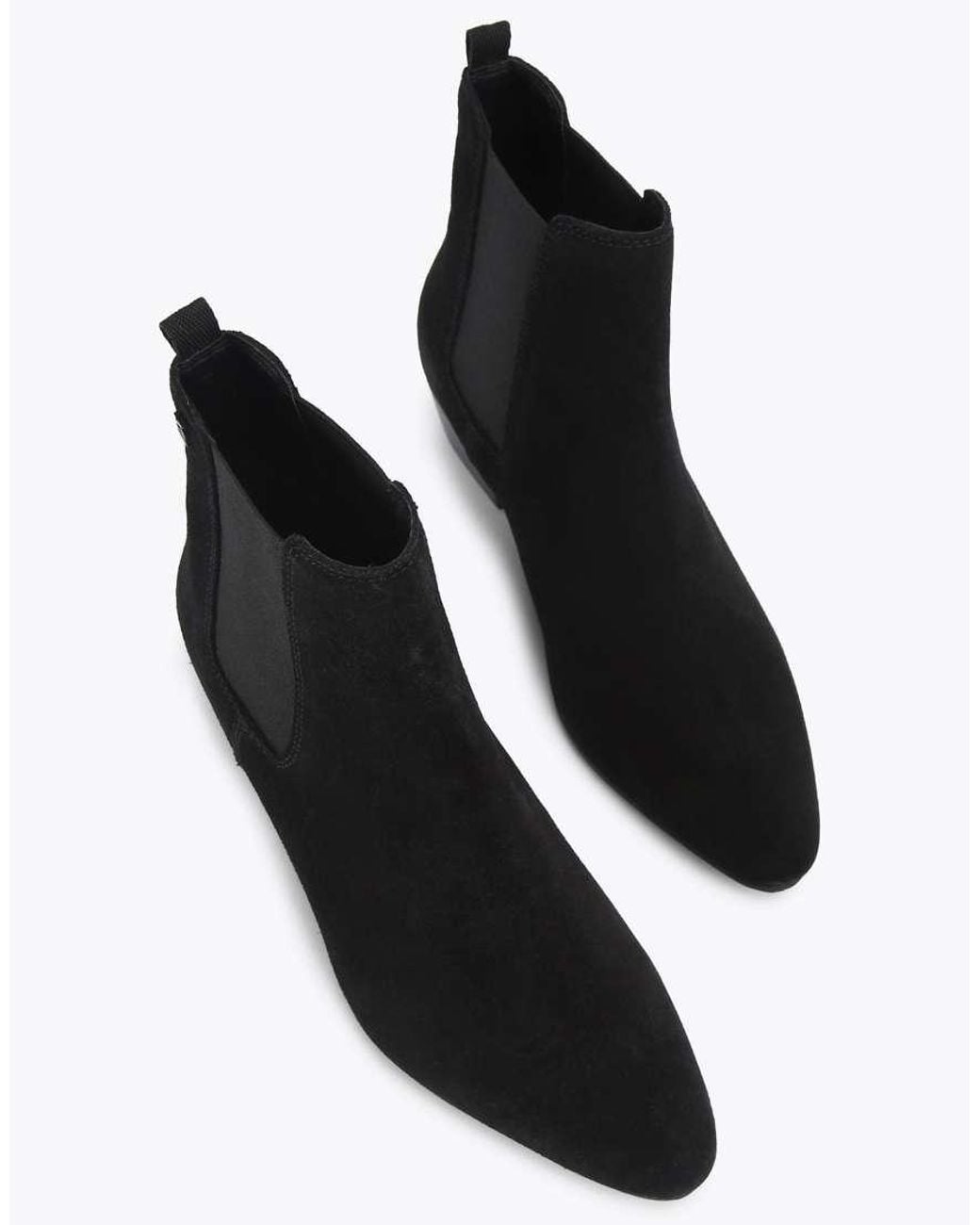 KG by Kurt Geiger Black Topaz Low Ankle Boots