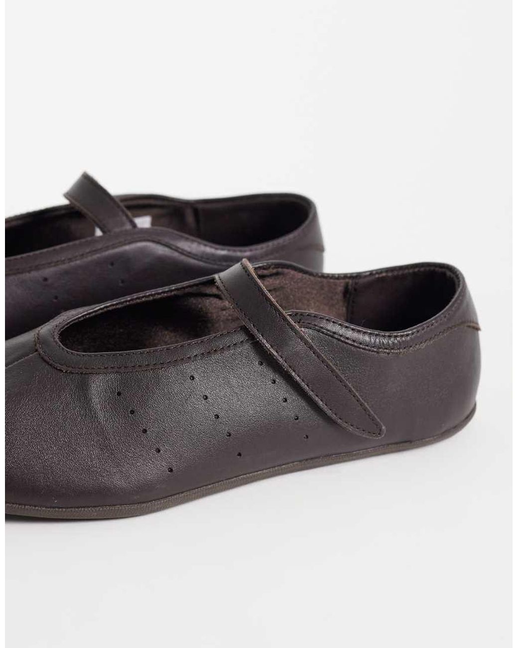 Adidas Originals Brown Stan Smith Ballet Flat