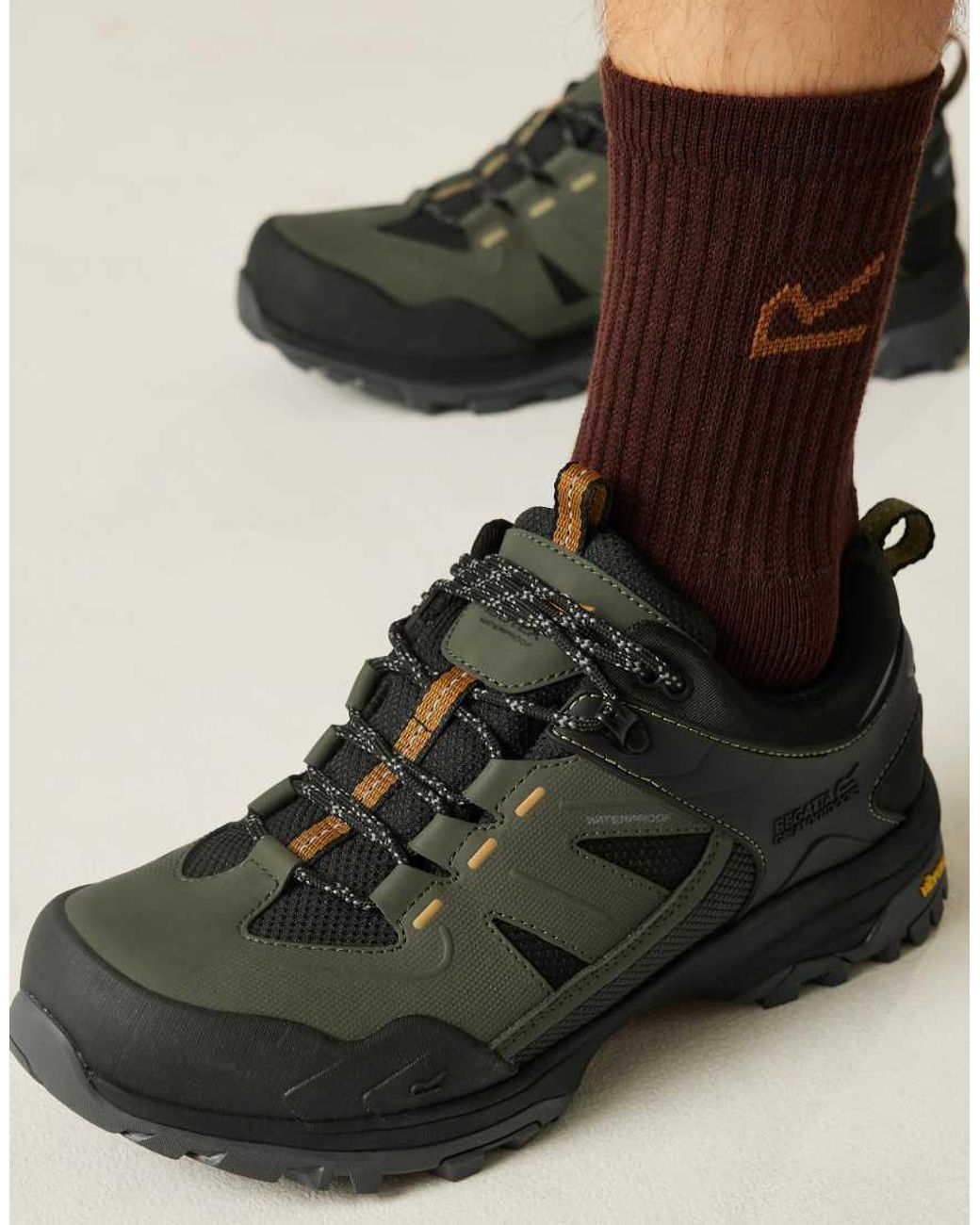 Regatta Black Regen Low Waterproof Walking Shoes for men