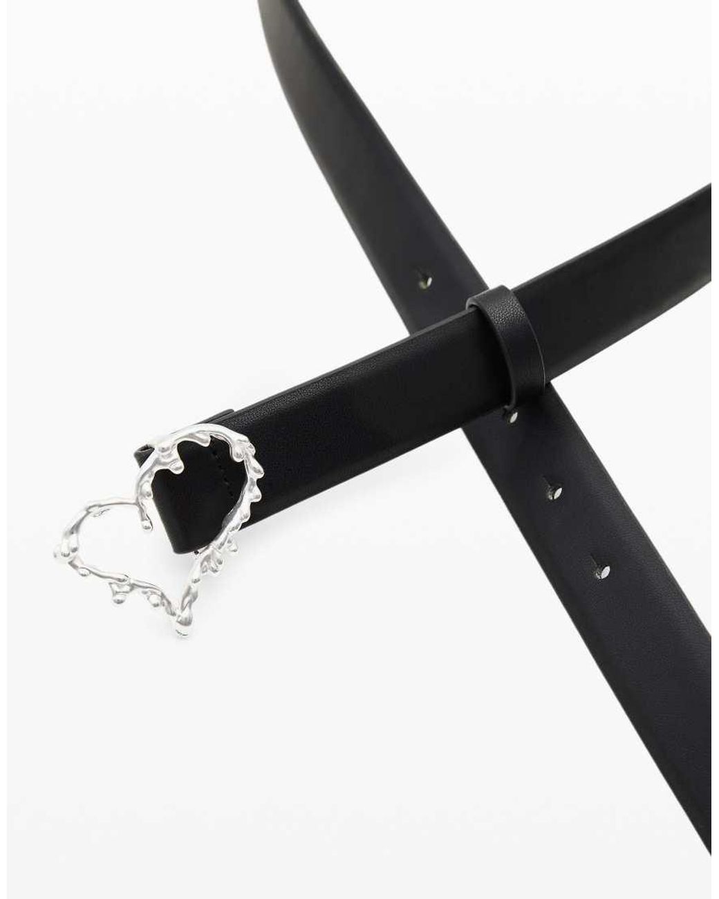 Desigual Black Zalio Leather Belt