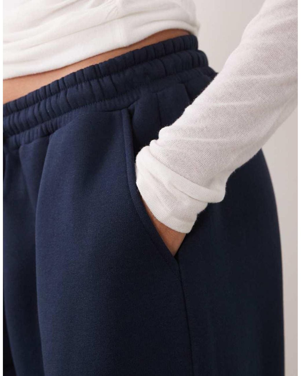 ASOS Blue Longline jogger Short