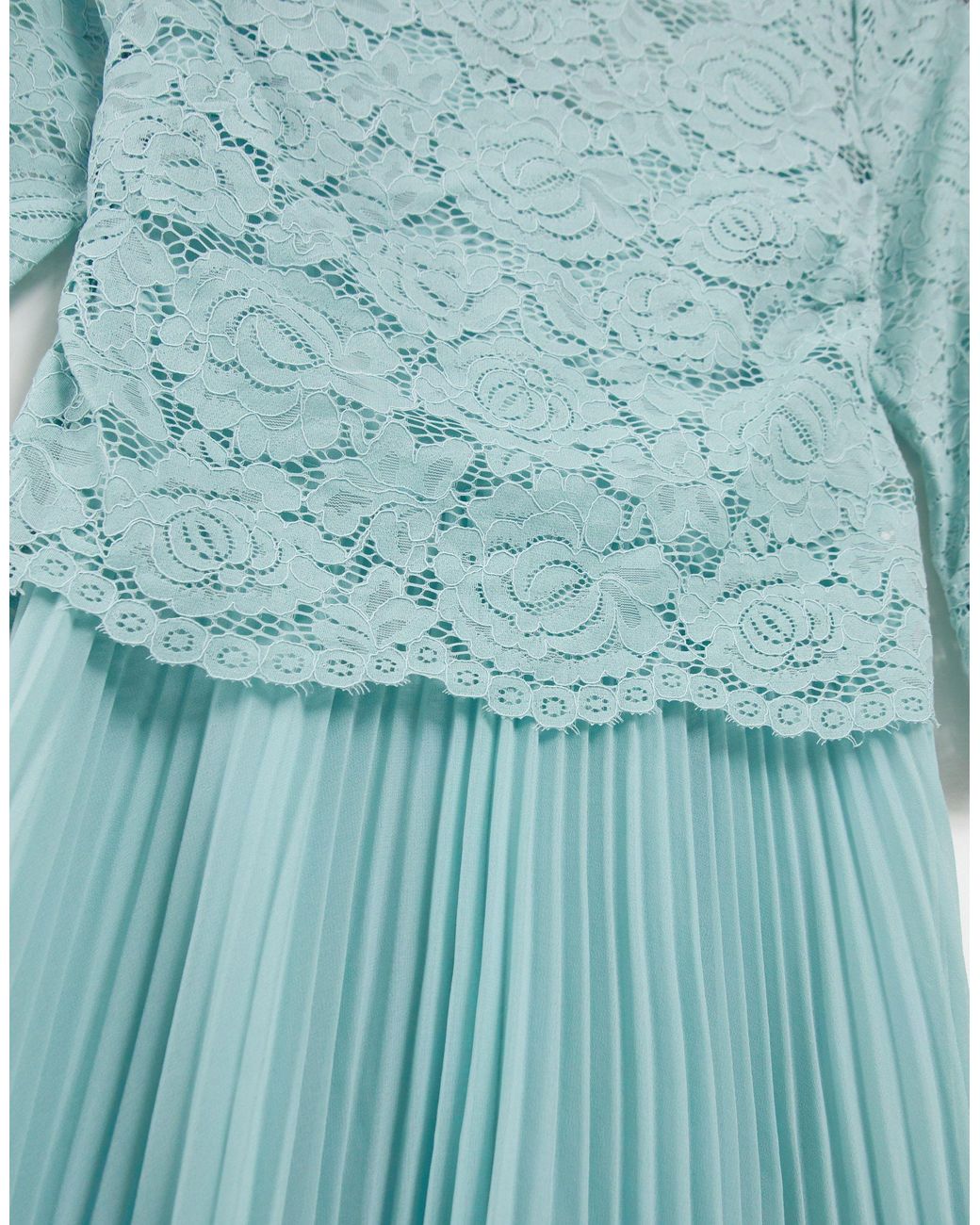 Oasis Lace Bridesmaid Tiered Midi Dress 
