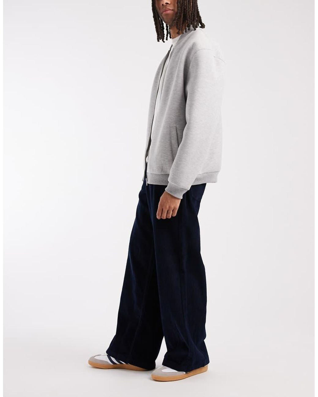 ASOS Blue Loose Trousers for men