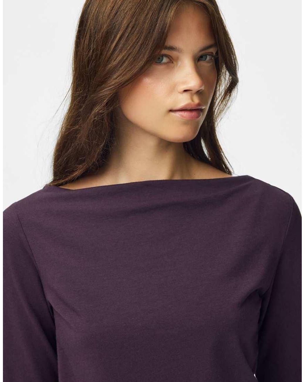Pieces Purple Long Sleeved Top