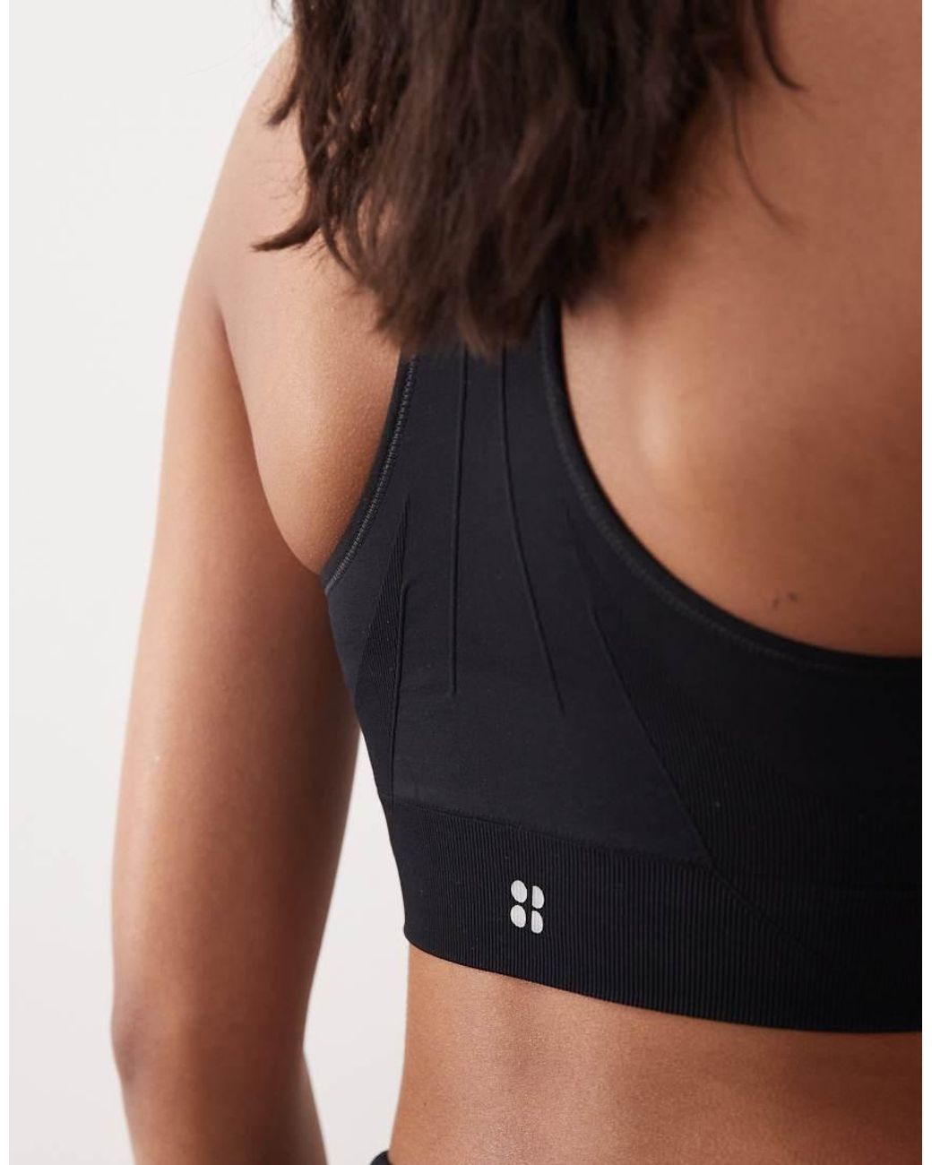 Sweaty Betty Black Stamina Seamless Sports Bra