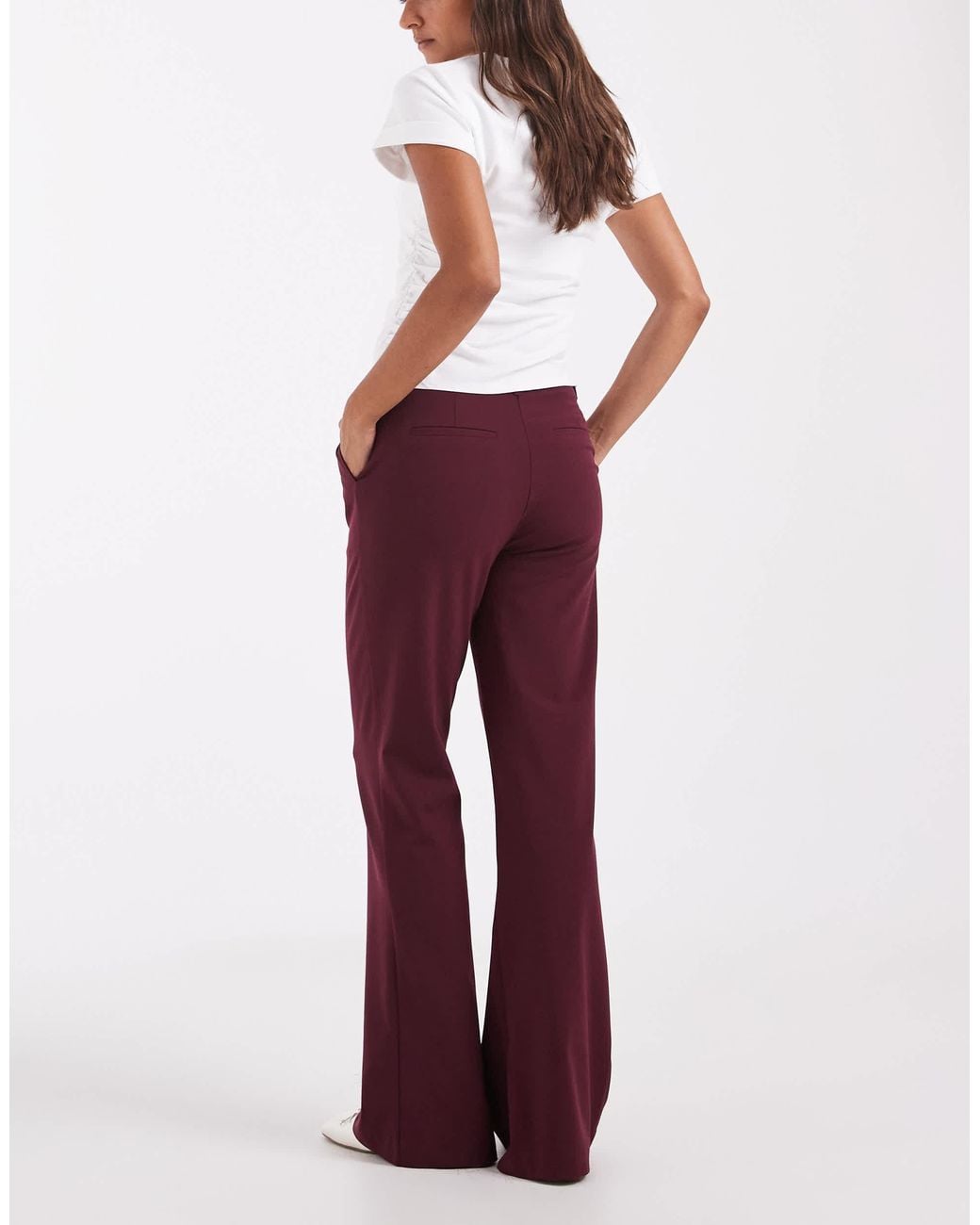 ASOS Red Tailo Snatch Flare