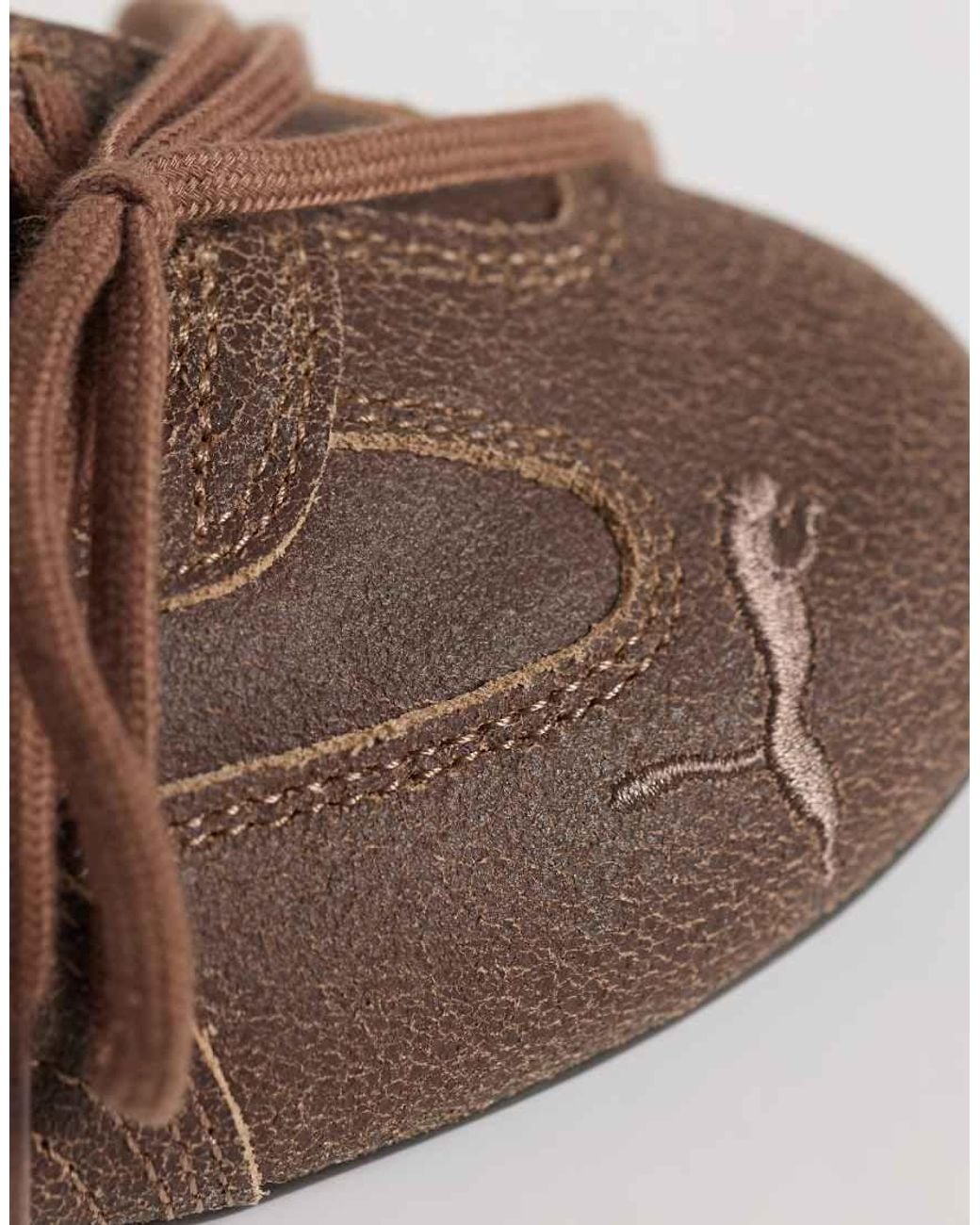 PUMA Brown Speedcat Vtg X Rose Trainers