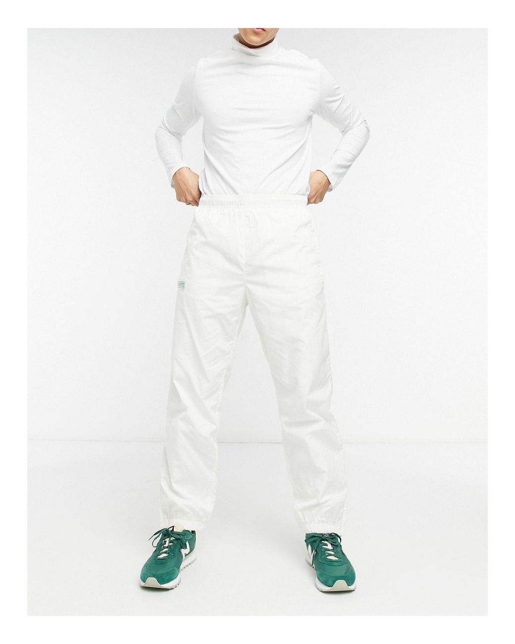 Pantalon Lacoste pour homme en coloris Blanc | Lyst