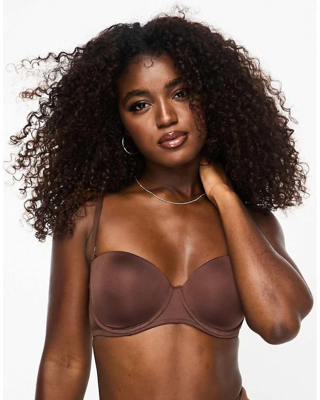 ASOS Brown Moulded Multiway Underwired Bra