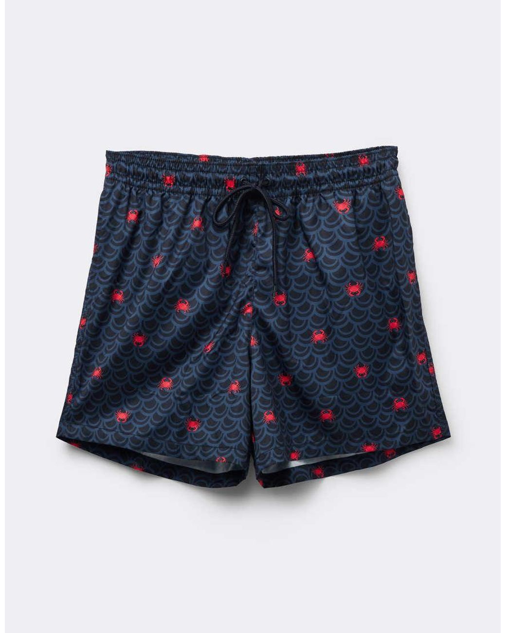 Tezenis Blue Printed Swimming Shorts for men