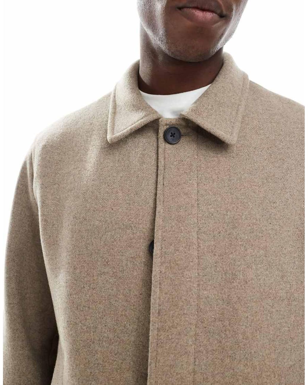Giacca Squadrata di Jack & Jones in Natural da Uomo