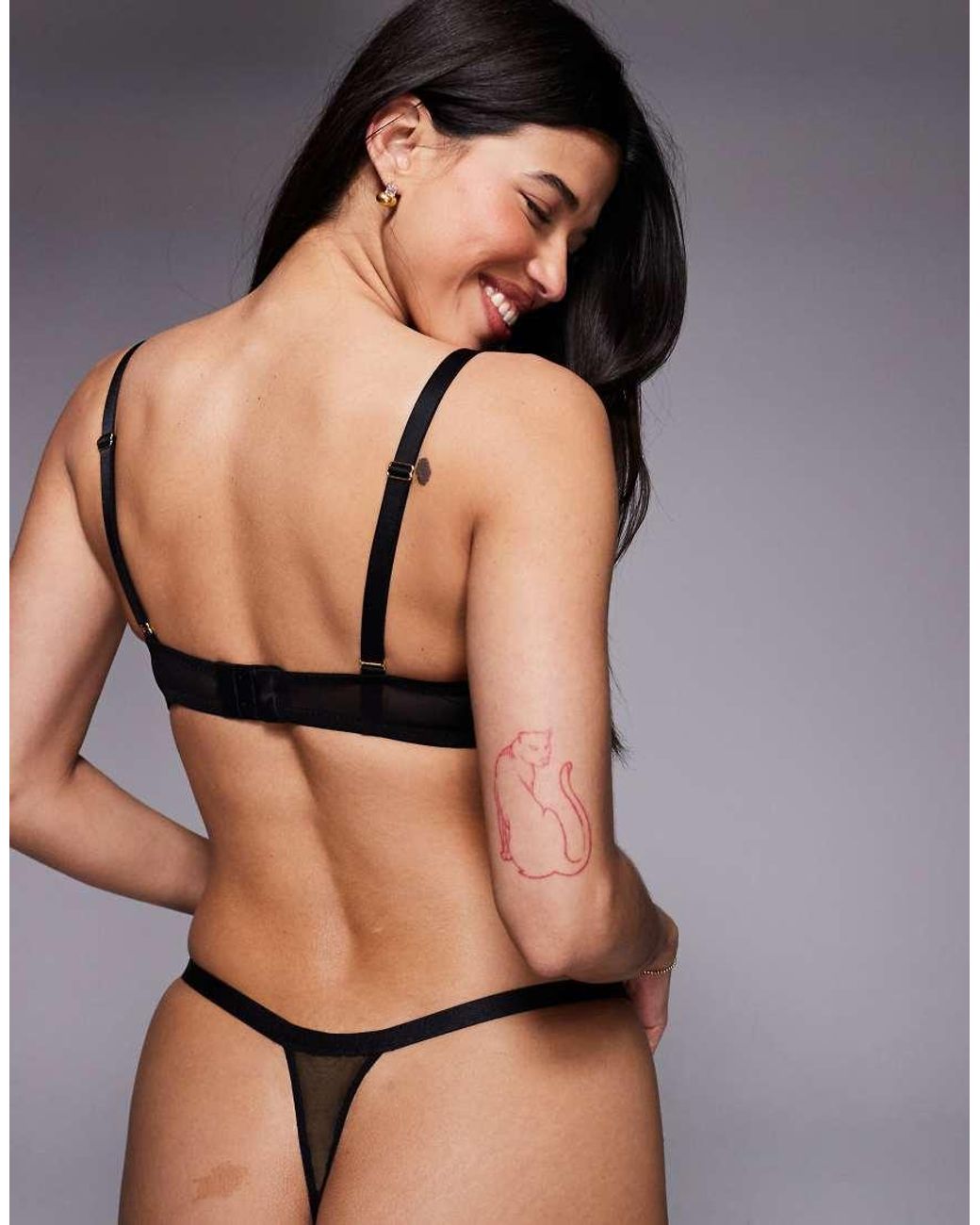 Ann Summers Brown Yours Truly Thong