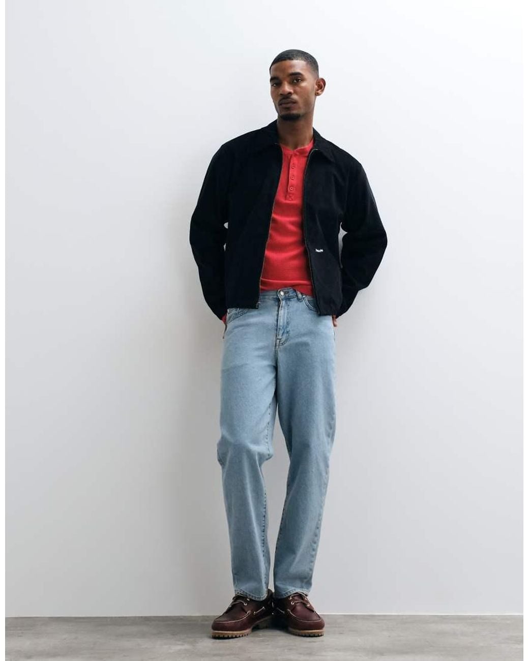 Huf Blue 89 Corduroy Harrington Jacket for men