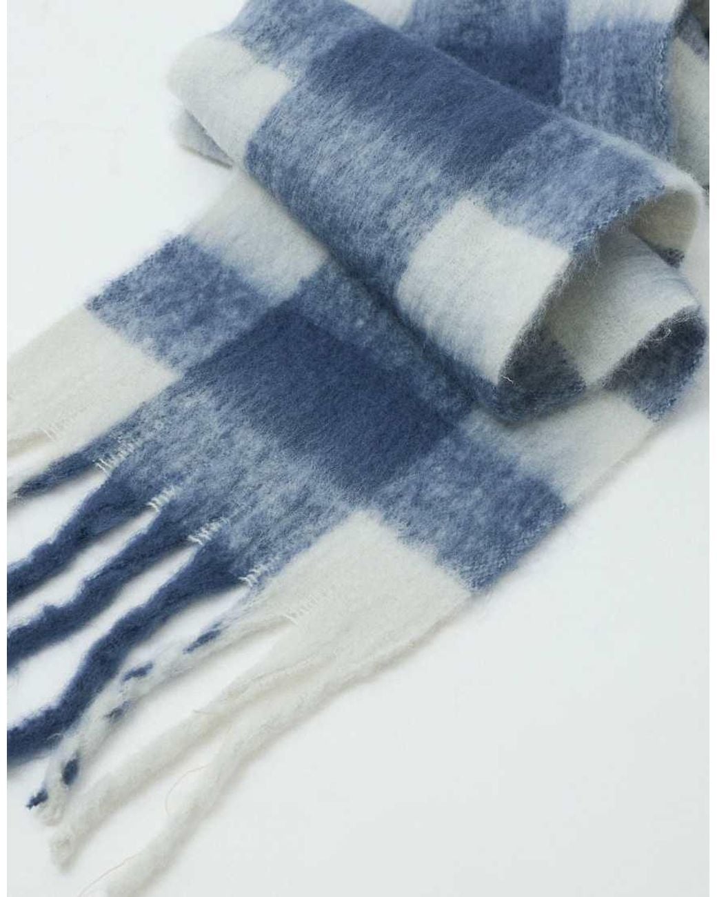 Mango Blue Teen Knitted Scarf