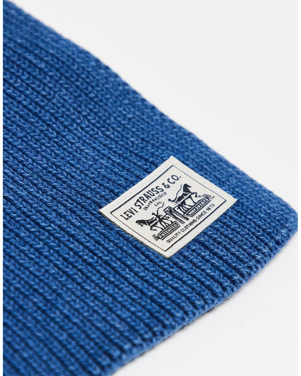 Levi's Blue – backpatch – strickschal