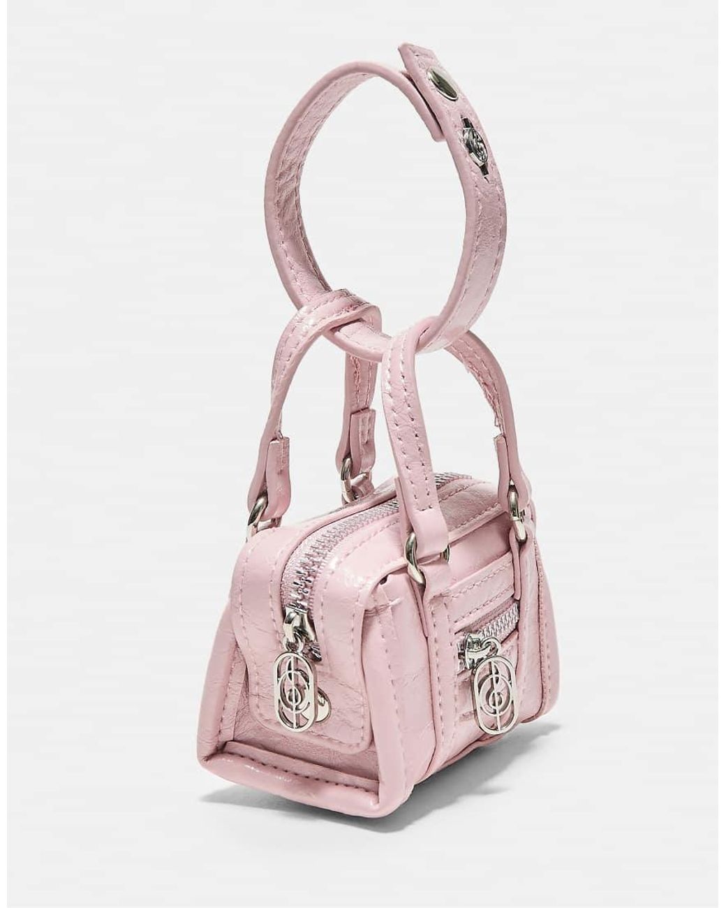 Stradivarius Pink Mini Bag Charm