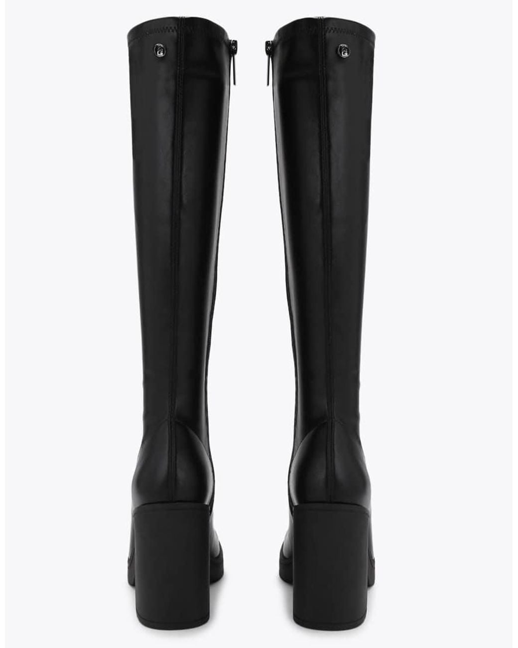 KG by Kurt Geiger Black Twist Knee Boots