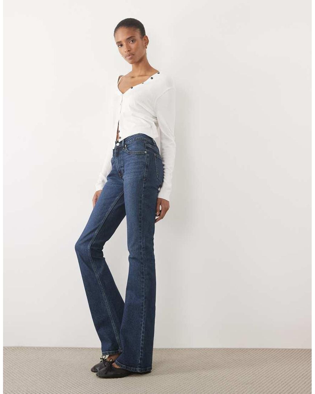 ASOS Blue Asos Design Tall Bootcut Flare Jean
