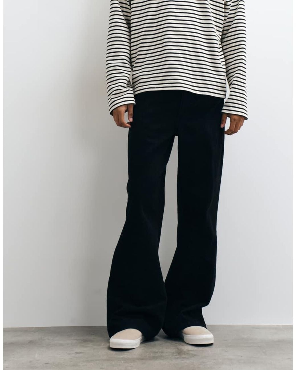 ASOS Gray Wide Flared Jeans for men