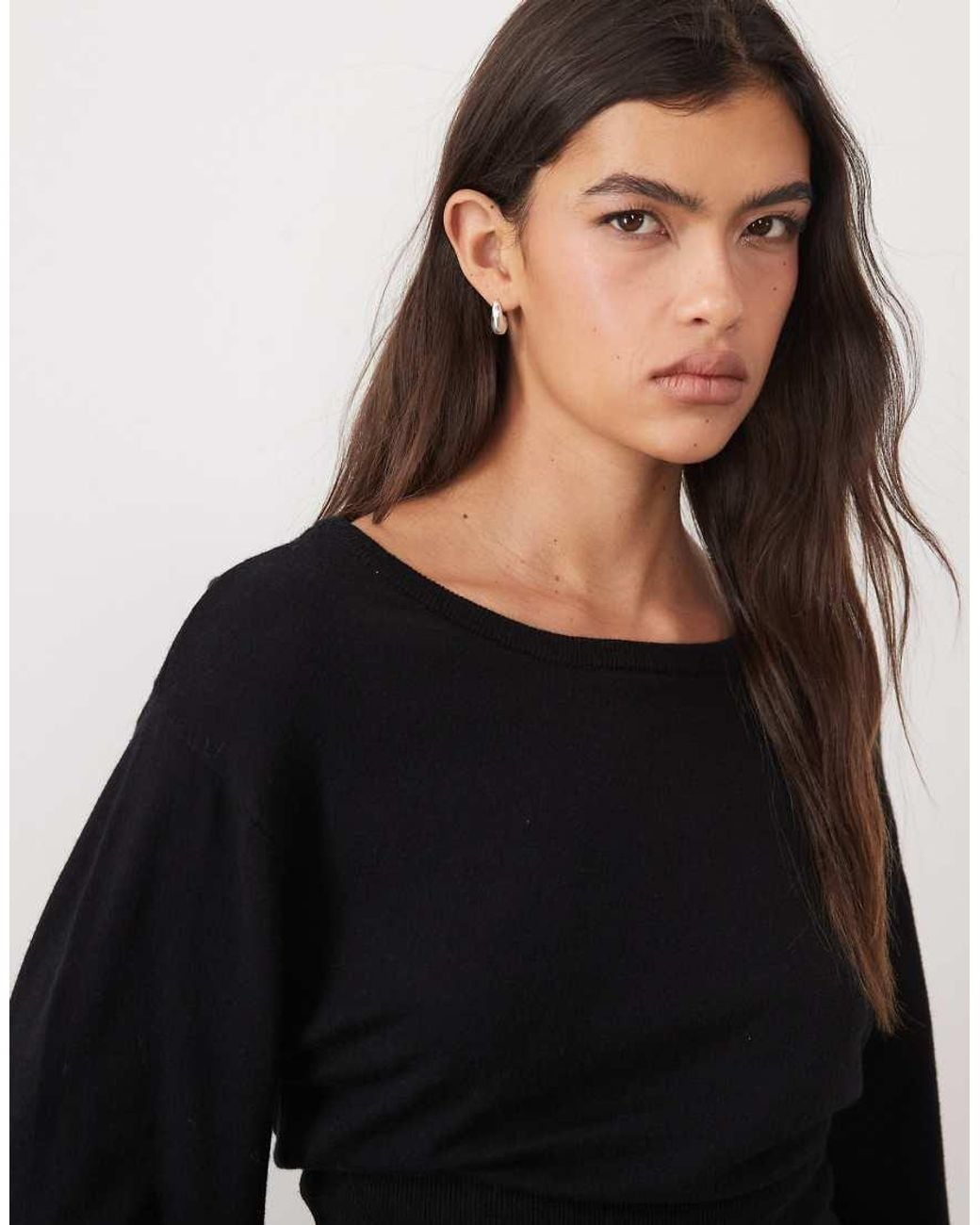 Gina Tricot Black Mix And Match Knitted Loungewear Top