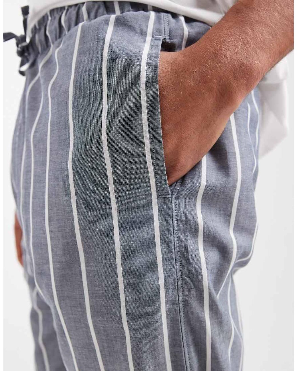 Only & Sons Blue Pants & T-shirt Pajama Gift Set for men