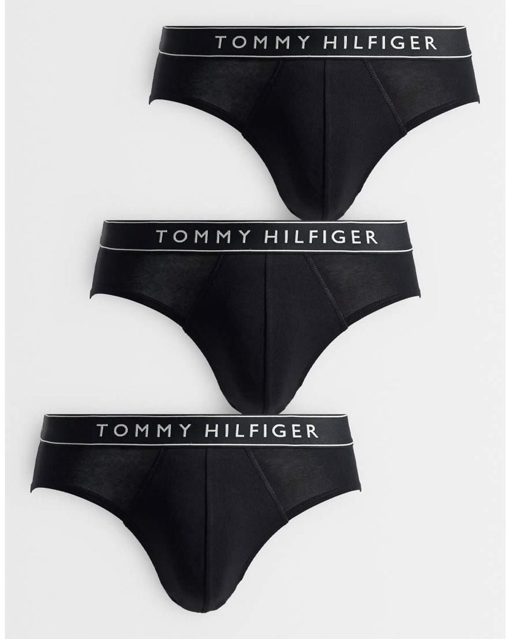 Tommy Hilfiger Black Everyday Essentials 3 Pack Briefs for men