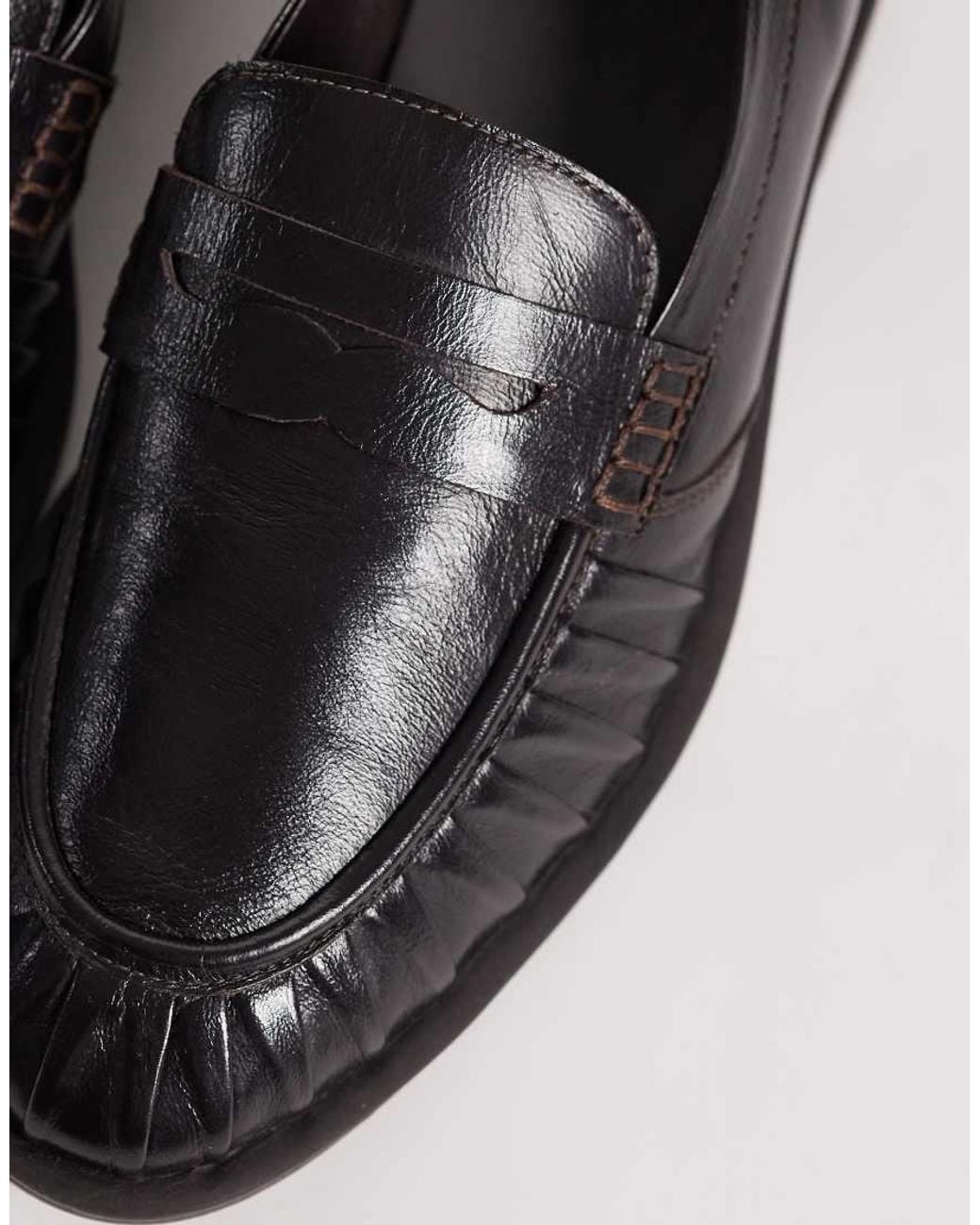 Bronx Brown Next-Wagon Premium Leafer Loafers