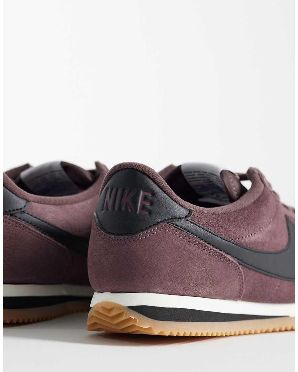 Nike Purple Cortez Suede Trainers