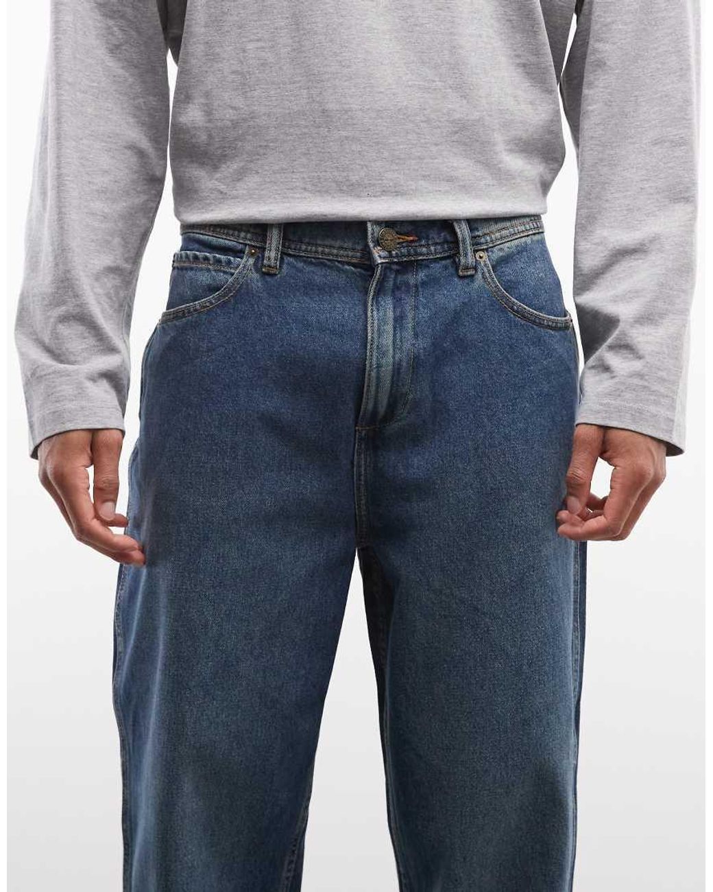 Timberland Blue Back Embroidered Tree Logo Denim Pant for men