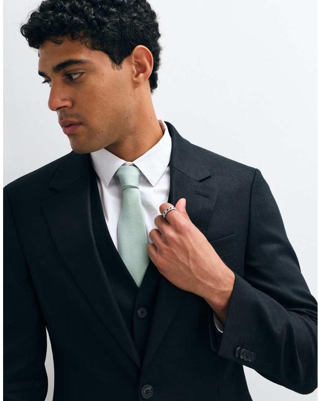 ASOS Blue Skinny Suit Jacket for men