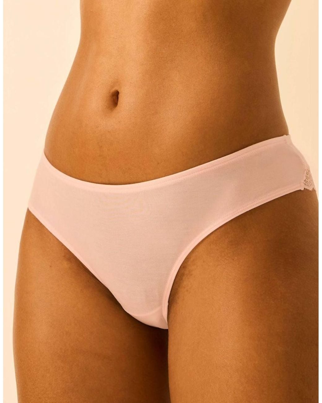 Stripe & Stare Black Zigzag Lace Brazilian Knicker Four Pack