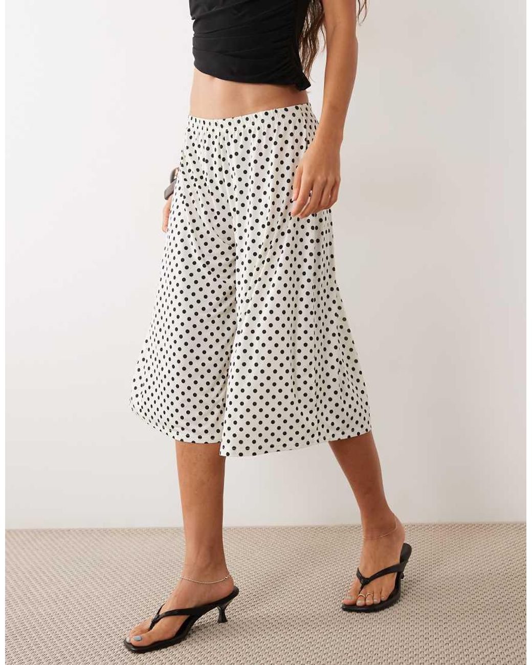 Miss Selfridge Gray Wide Leg Culotte