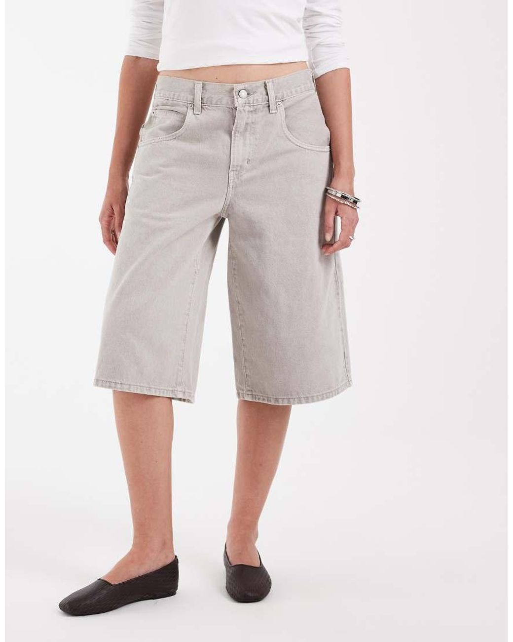Levi's Gray Super baggy Denim Jort