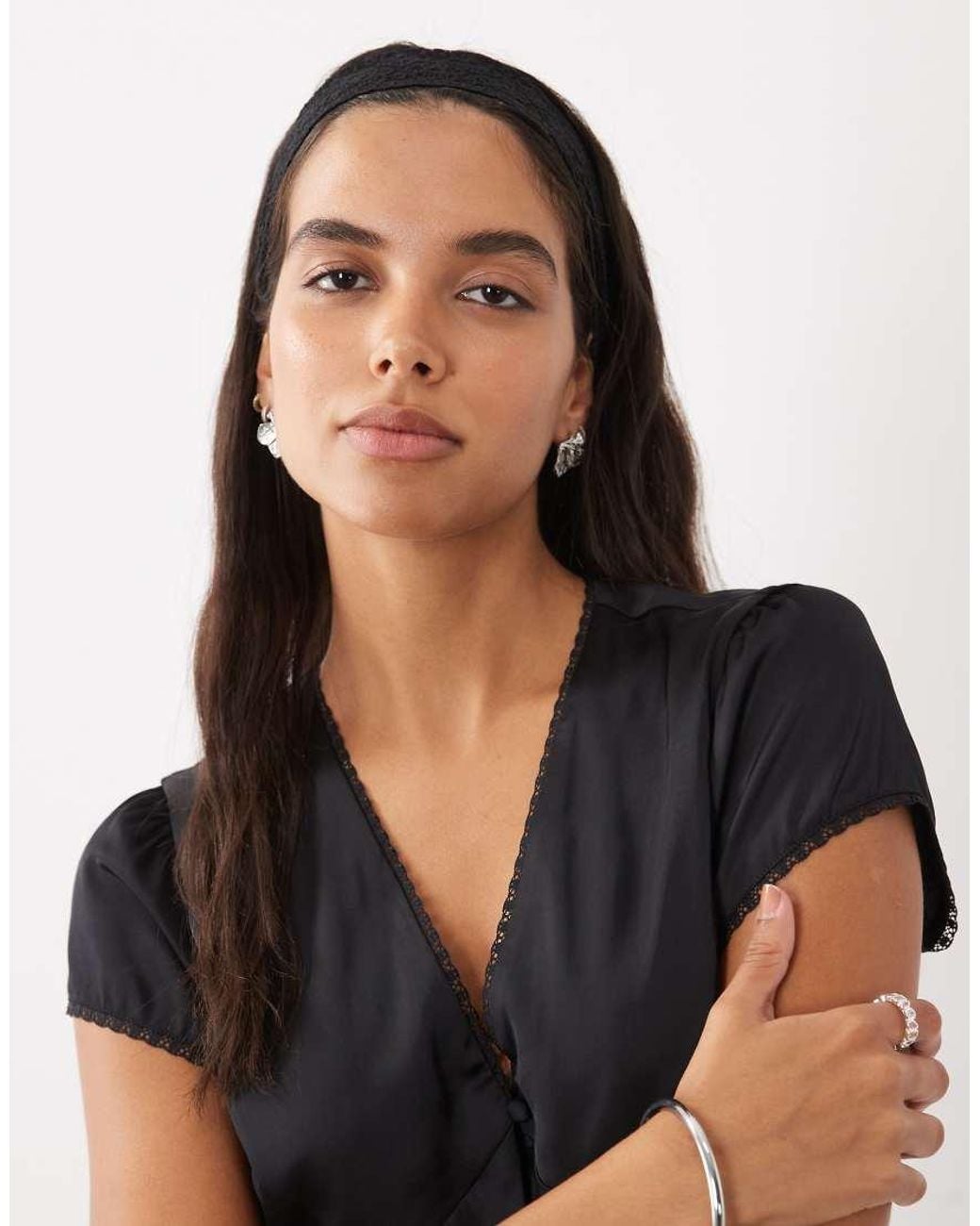 ASOS Black Lace Headband