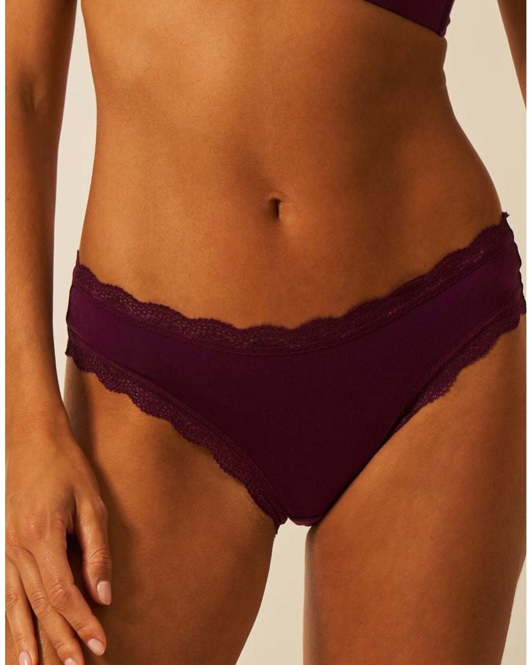 Stripe & Stare Purple Original Knicker Four Pack