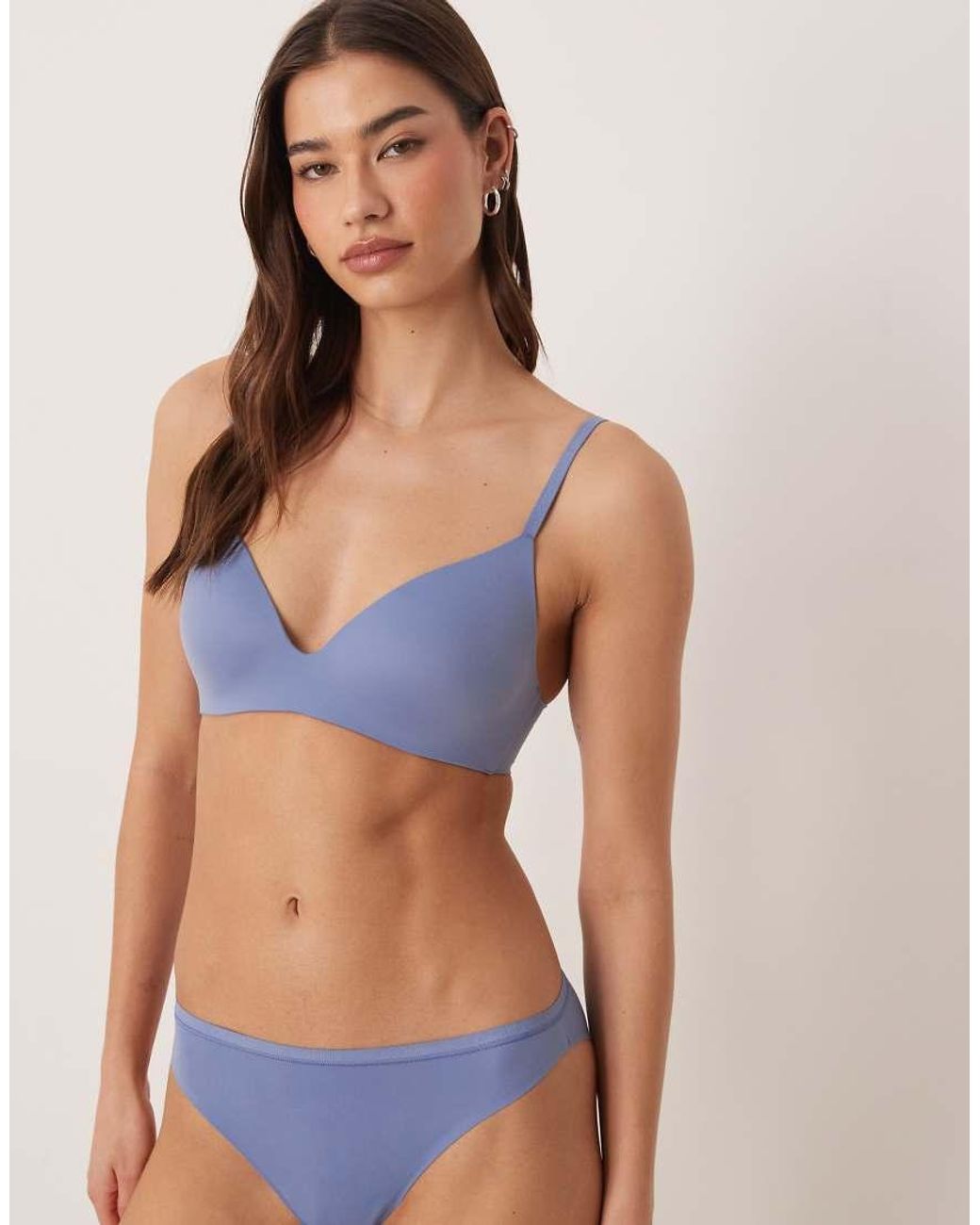 Calvin Klein Blue Perfectly Fit Wire Free Bra