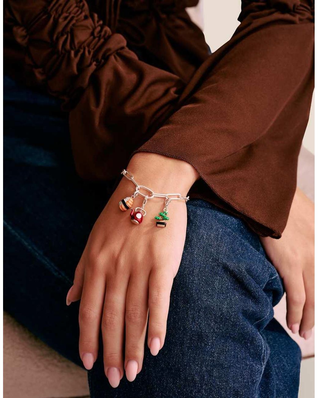 Thomas Sabo White Charm Pendant Sushi Connect