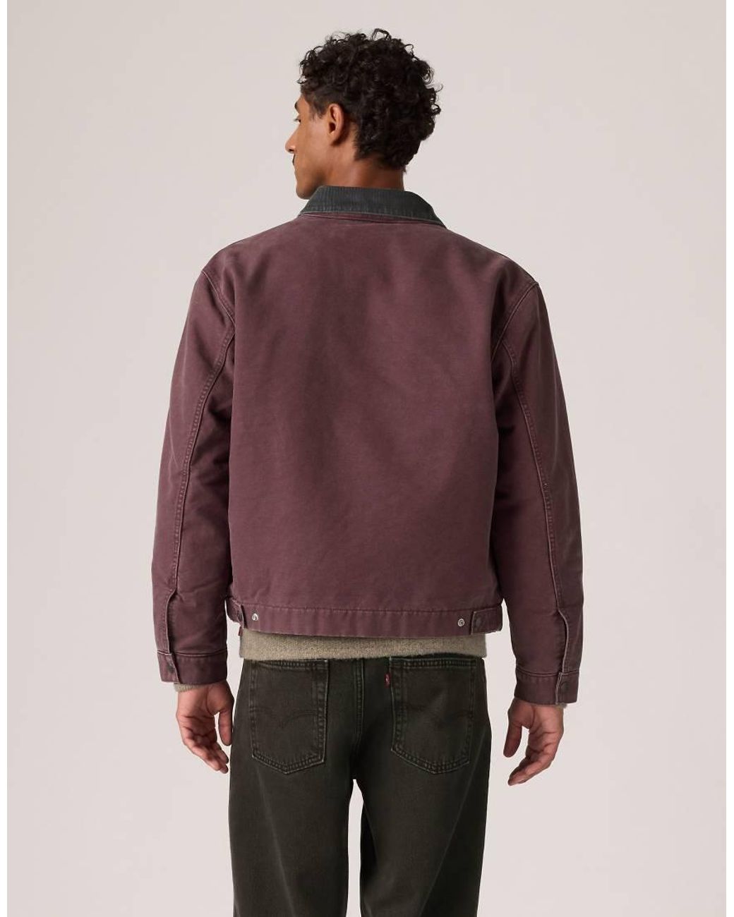 Levi's Purple Castro Full Zip Lined Jacket for men