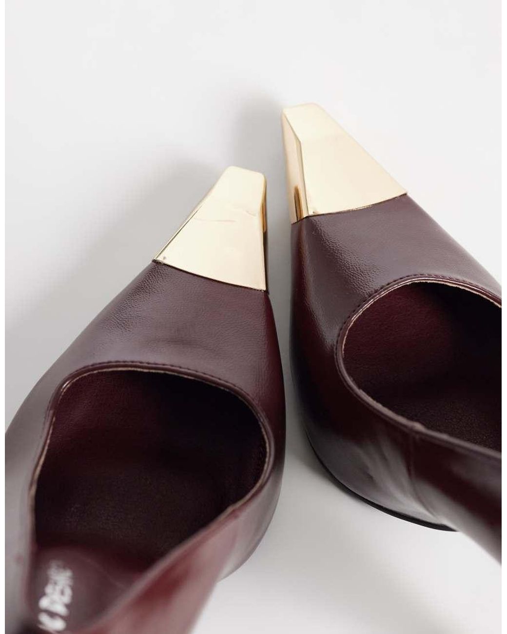 Public Desire Purple Rotate Heeled Pumps