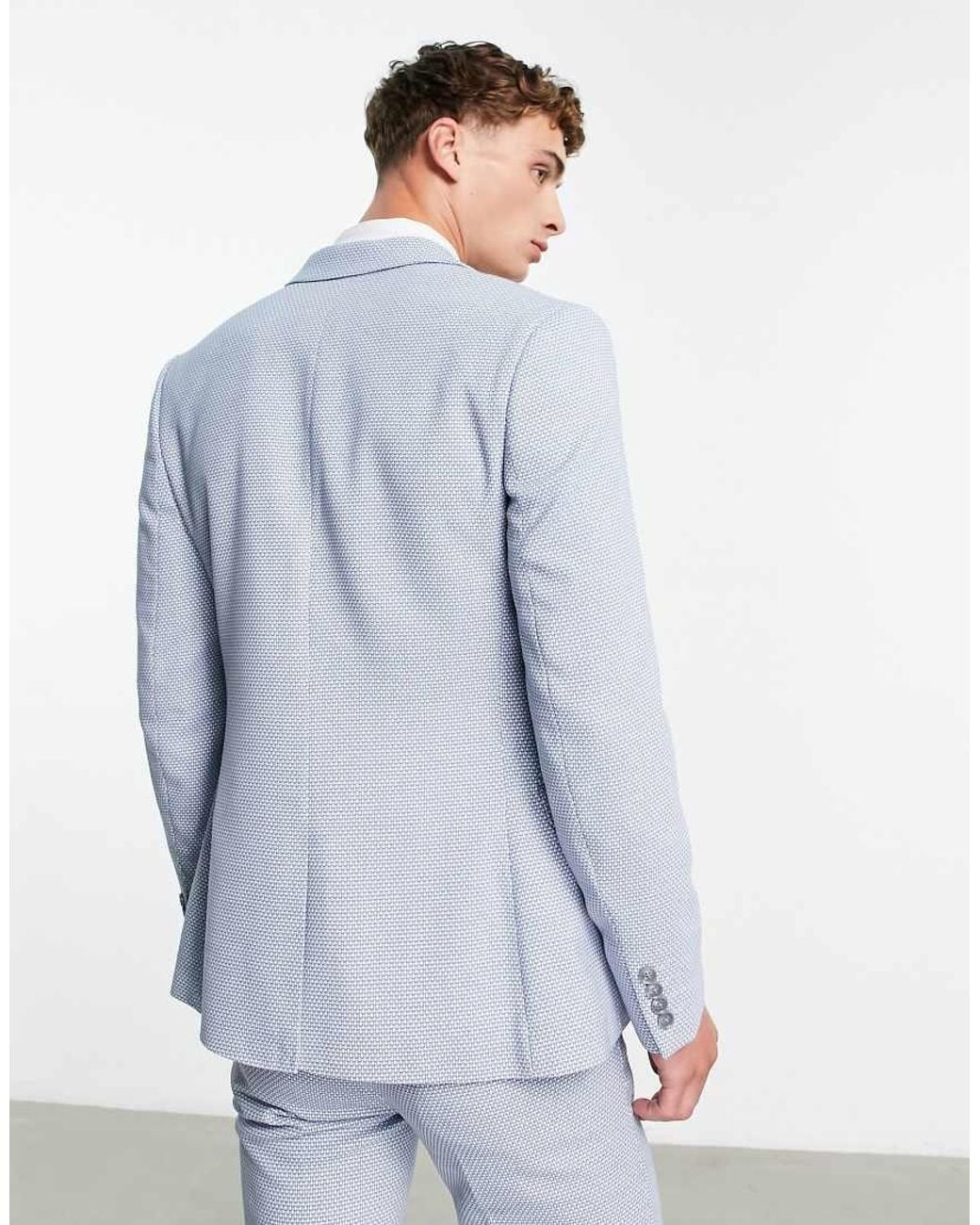 ASOS White Wedding Super Skinny Suit Jacket for men