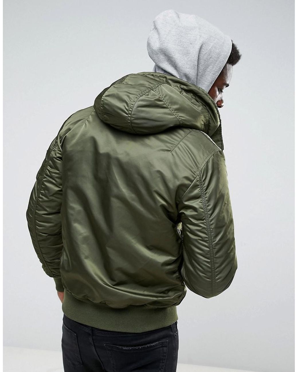 (試着のみ)UNUSED ma-1 hooded jacket 3 23aw UNUSED ma-1 hooded jacket 3 23aw