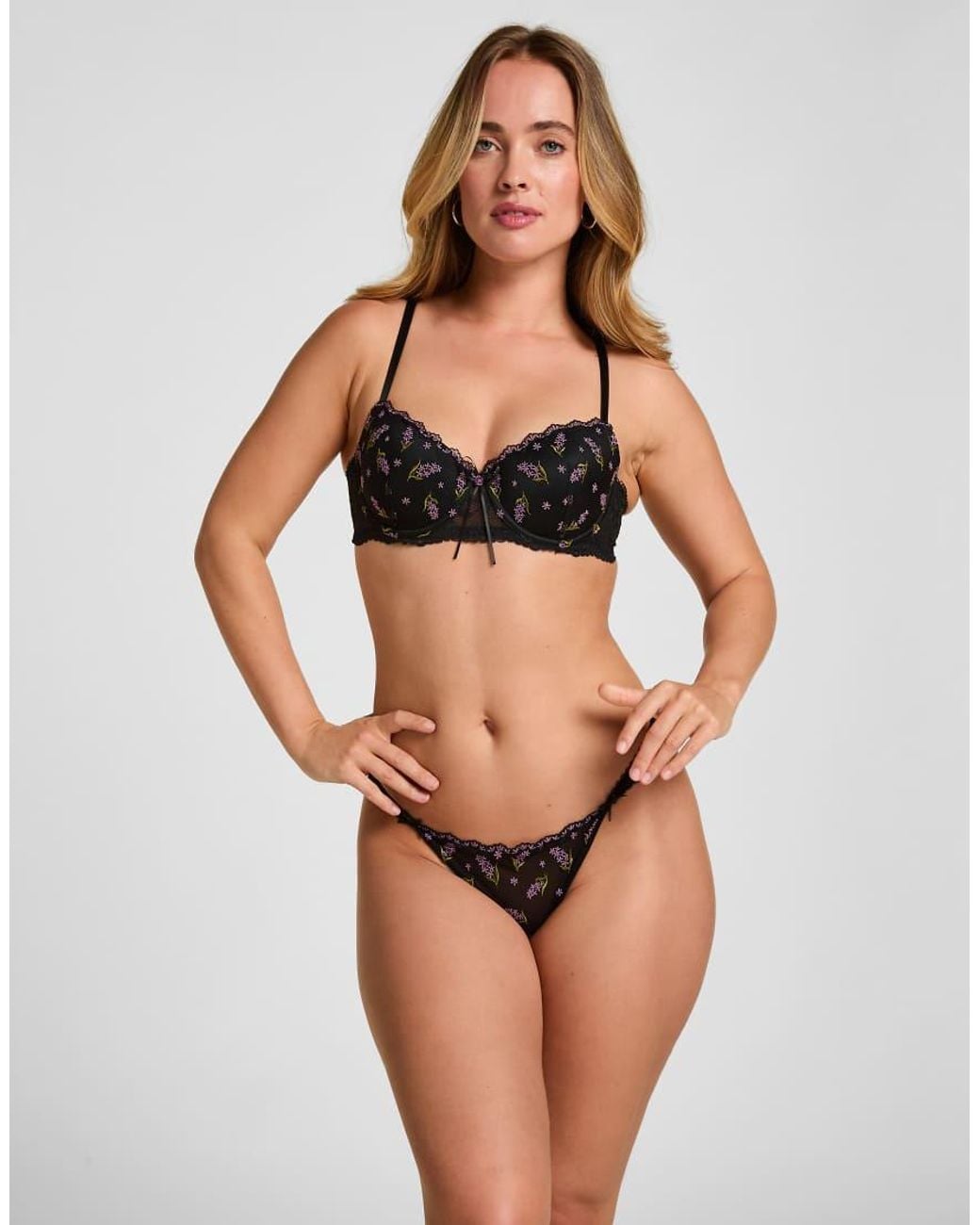 Hunkemöller Black Padded Underwired Bra Iris