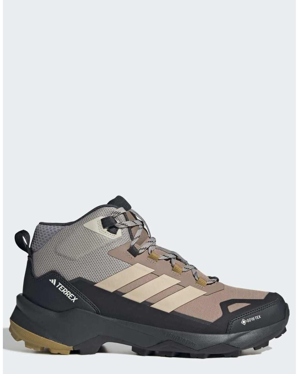 Adidas Originals Black Terrex Skychaser Ax5 Mid Gore-tex Hiking Shoes for men