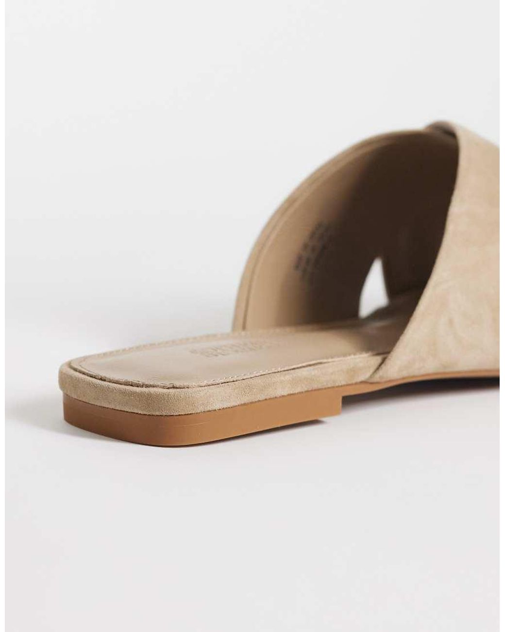 & Other Stories Multicolor Premium Suede Flat Sandals