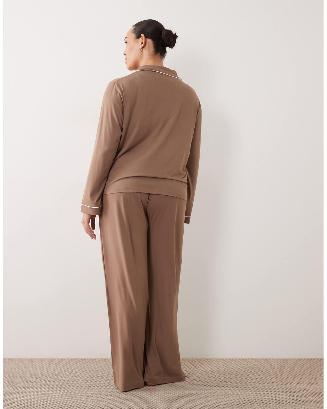 Curve ensemble Threadbare en coloris Brown