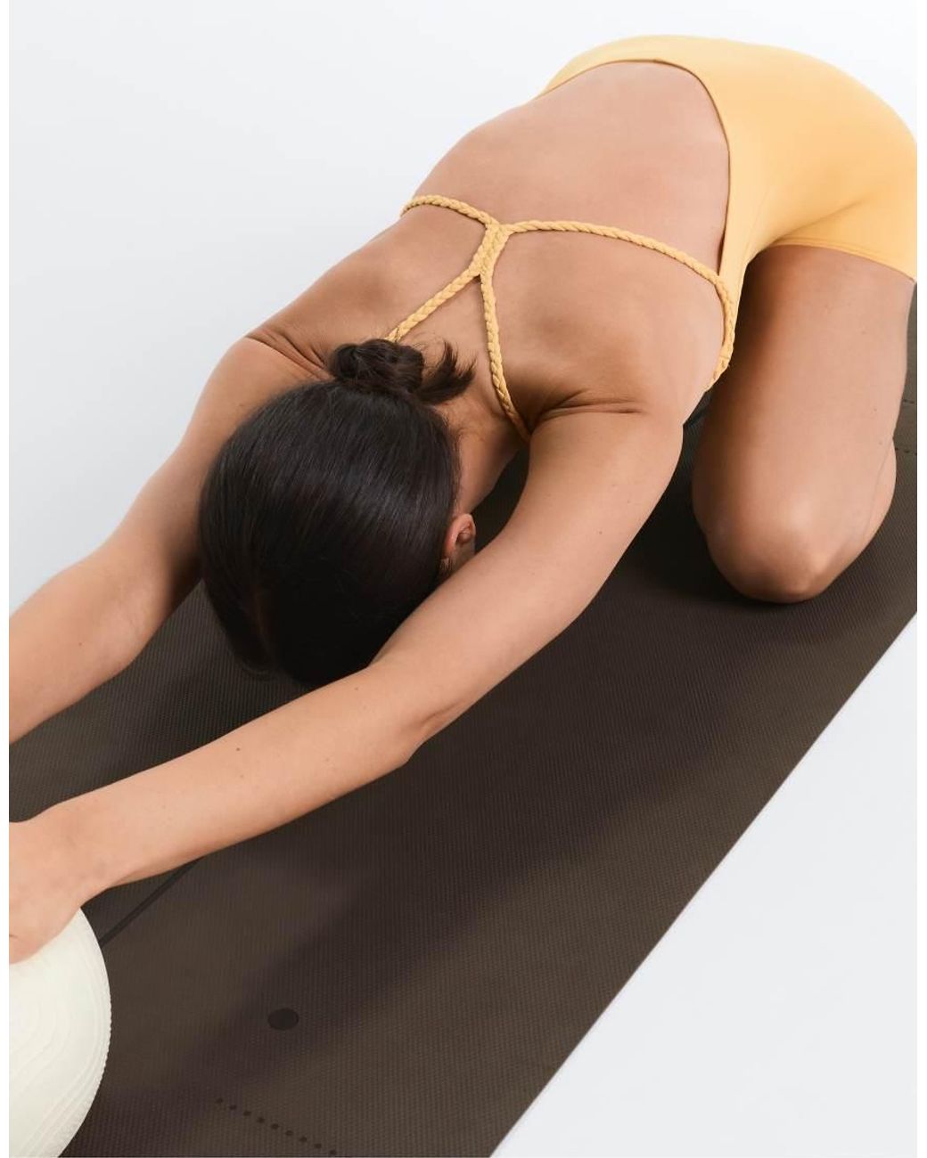 Oysho Natural Comfortlux Braided Short Jumpsuit