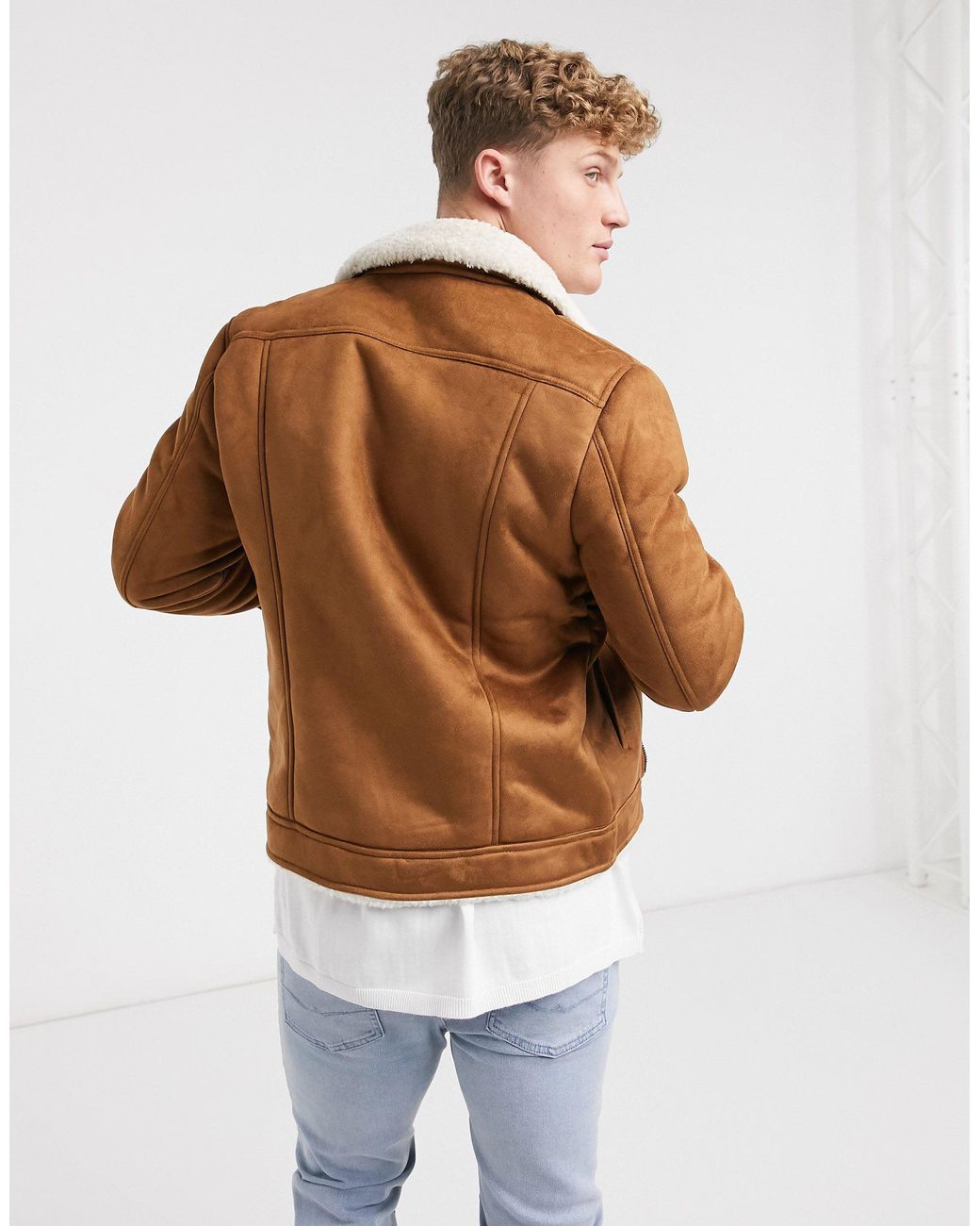 River Island Synthetic Borg Lined 