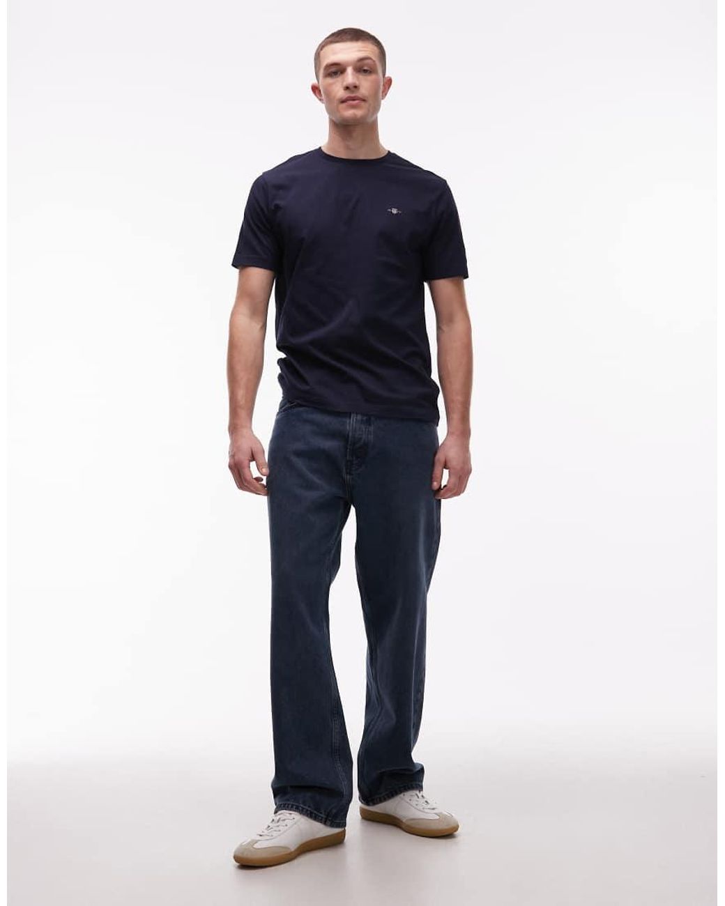 Gant Blue Archive Logo T-shirt for men